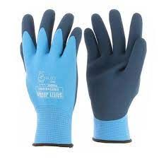 Găng tay bảo hộ chống nước màu xanh dương