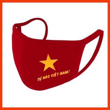 Khẩu Trang Vải Kháng Khuẩn  Lá Cờ Việt Nam - KTV0016